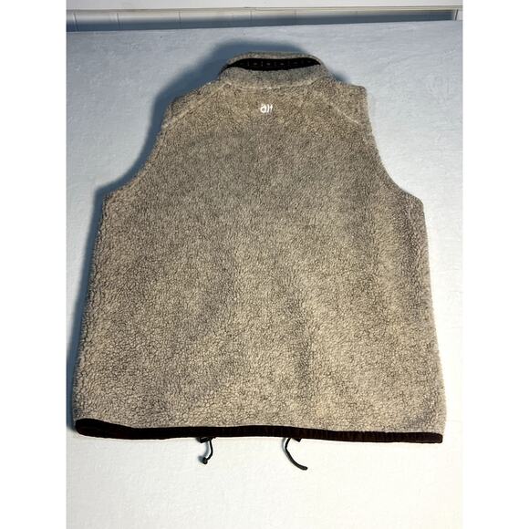 ALF by Kuhl Vintage Vest Womens Fleece Axtec Trim Full Zip Size Medium - Picture 2 of 10